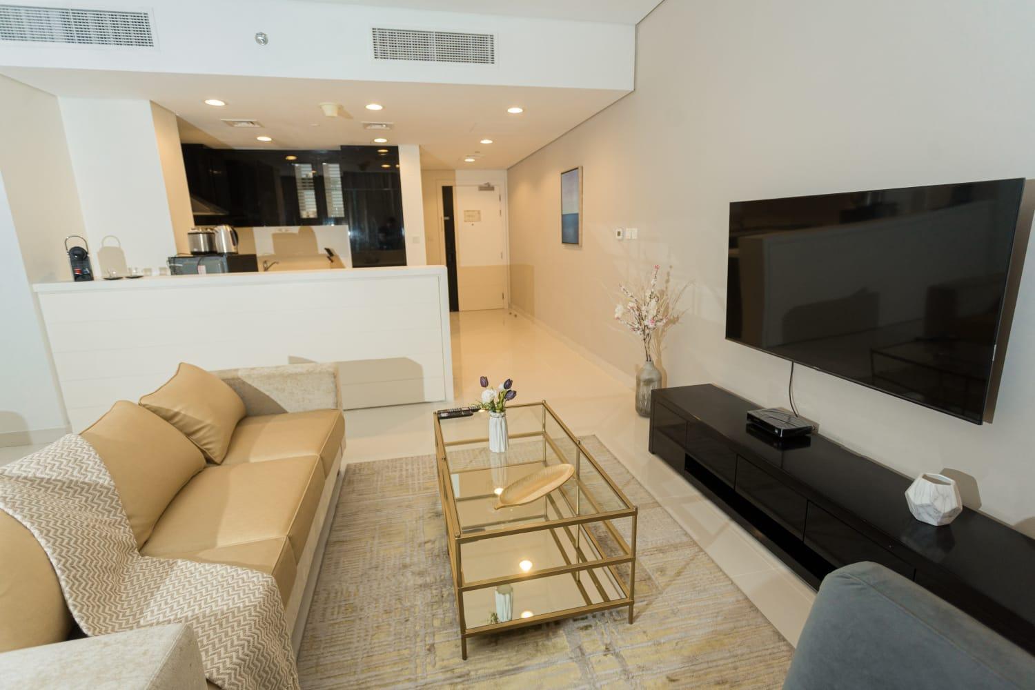 Waterfront Downtown- Damac Maison Canal View ドバイ エクステリア 写真